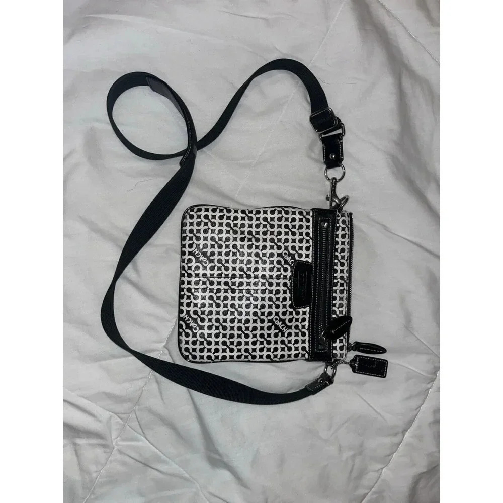 COACH Signature Canvas Crossbody File Bag